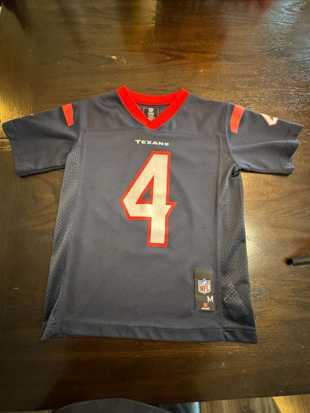 Kids NFL Team Apparel Deshaun Watson Houston Texans Jersey Size M